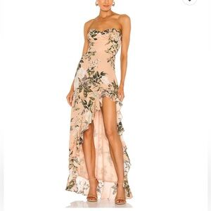 Eden Gown in Juniper Floral - Amanda Uprichard